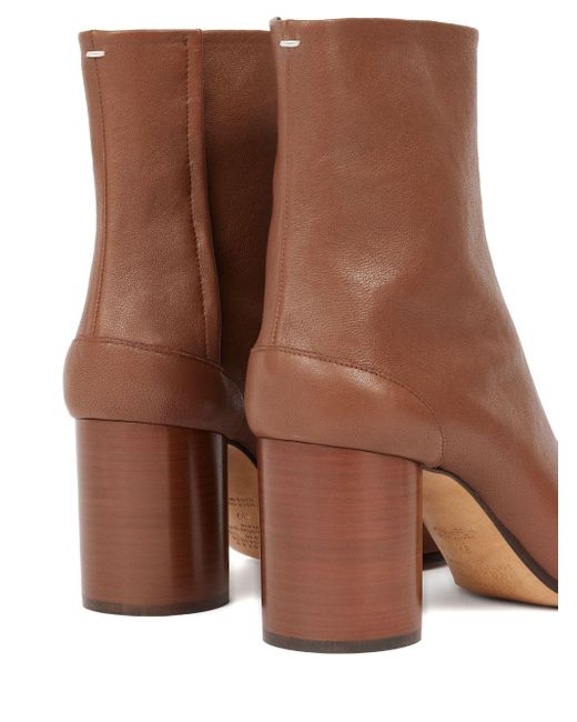 Maison Margiela Brown "Tabi" Ankle Boots T.080 Shoes