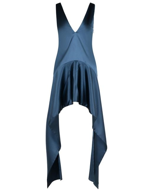 J.W. Anderson JW Anderson Kleid in Blue Acetat Mischung