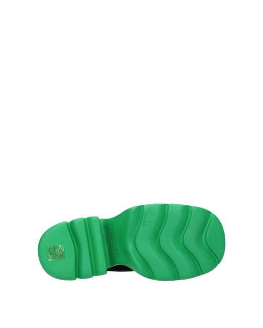 Bottega Veneta Green Stivaletti Donna Pelle Nero/Parrocchetto for men