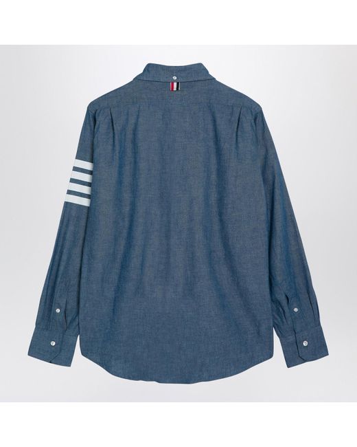 Thom Browne Blue Button-Down Shirt for men
