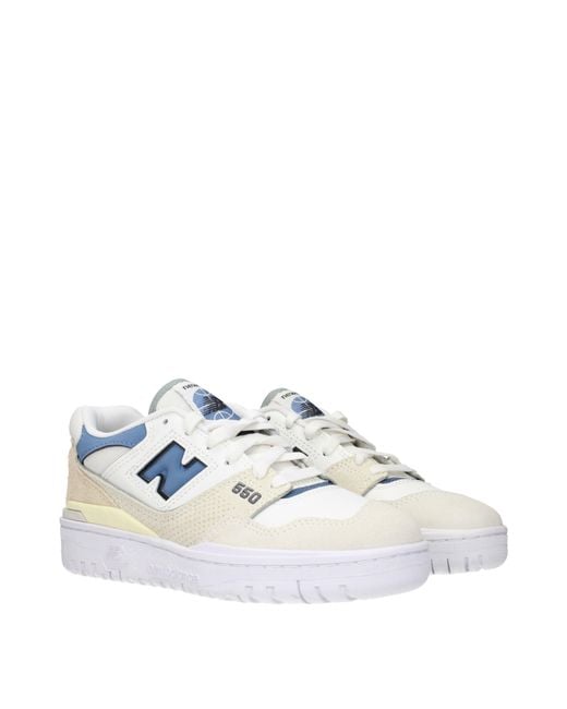 New Balance Blue Sneakers 550 Leather/Sugar Paper