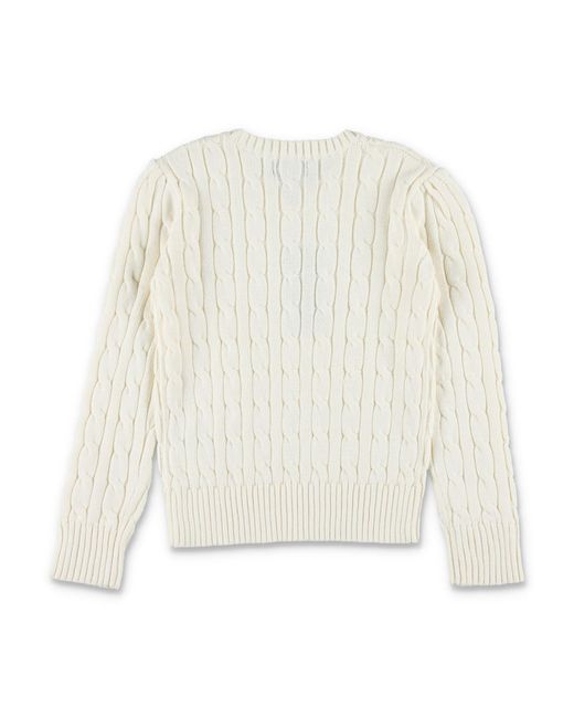 Polo Ralph Lauren White Sweaters