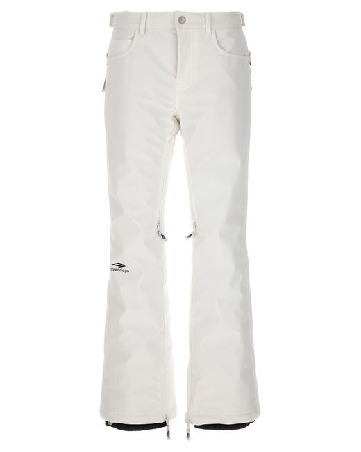 Balenciaga White '5-Pocket Ski 3B Sports Icon' Pants