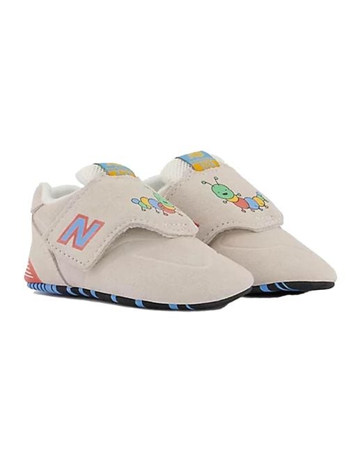 New Balance White Kids Lifestyle Shoe