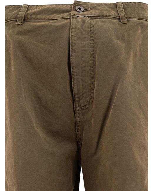 Loewe Katoenen Cargoshort in het Green voor heren