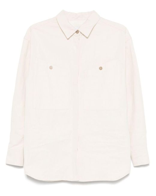 IRO White Nolani Baumwoll -T -Shirt