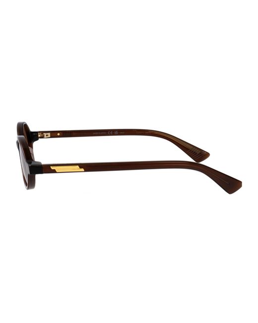 Bottega Veneta Brown Acetate Sunglasses