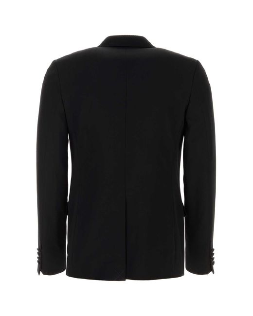 Lanvin Black Wool Blazer for men