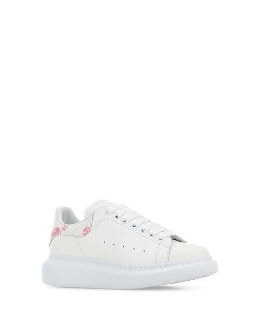 McQueen White Sneaker S.Rubber