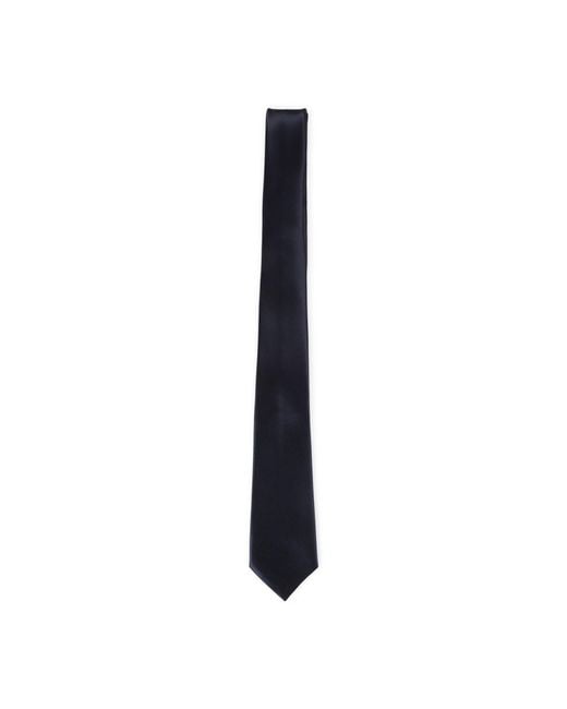 Saint Laurent Black Silk Tie