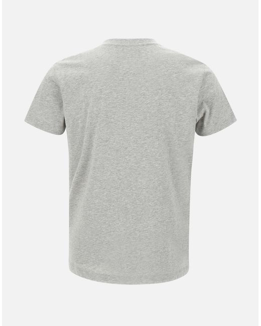 Camiseta de algodón gris portisol Vilebrequin de hombre de color Gray