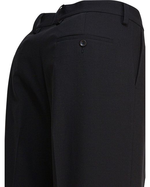 Vince Plissee-Hose "Louie Relaxed". in Black für Herren