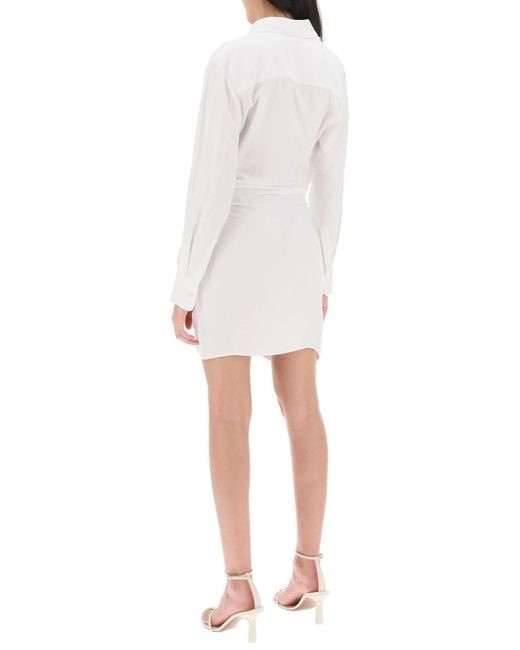 La robe bahia mini robe Jacquemus en coloris White