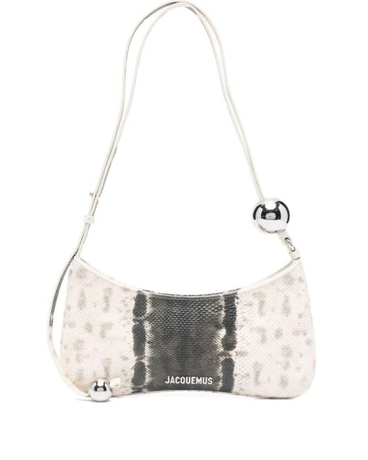 Jacquemus White Le Bisou Perle Shoulder Bag