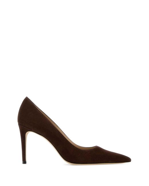 Stuart Weitzman Brown Pointed Toe Pumps