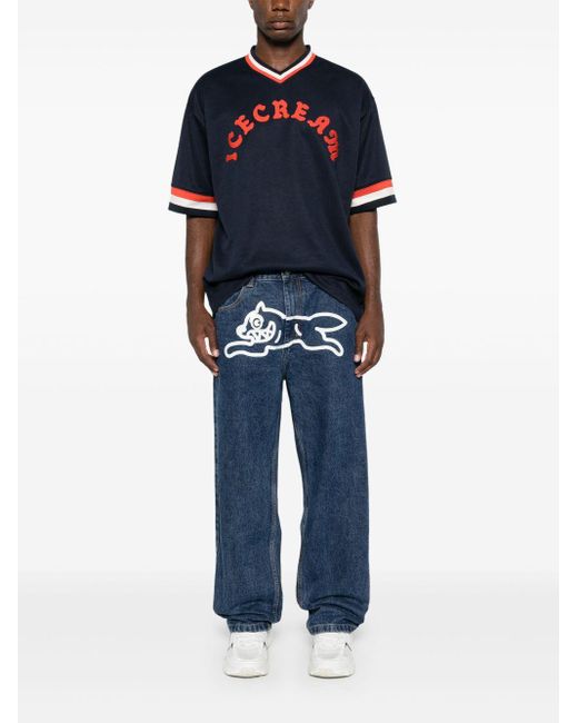 ICECREAM Blue Running Dog Denim Jeans for men