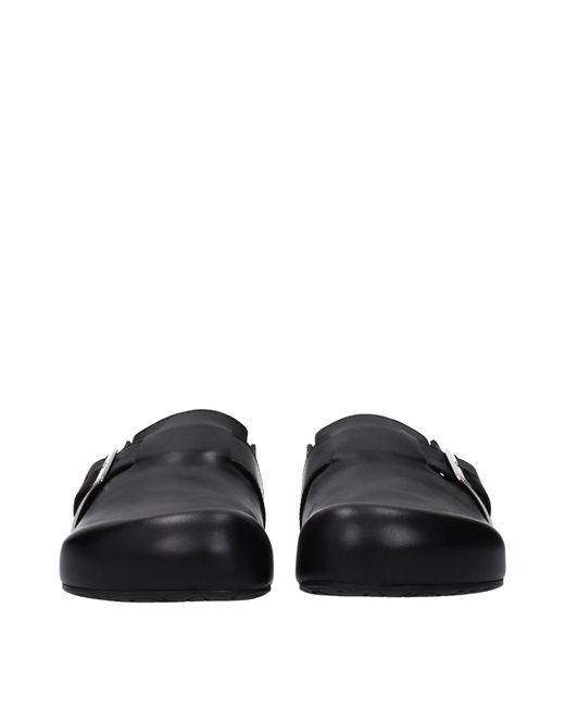 Loewe Slippers En Hoeven Gemak Mannen Huid Zwart in het Black