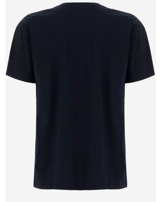 Willy Chavarria Black Printed Cotton T Shirt for men