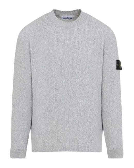 Stone Island Gray Sweaters for men