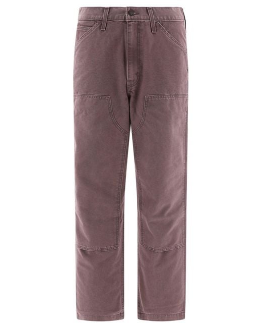 Levi's Purple 568 Stay Loose Double Knee Trousers