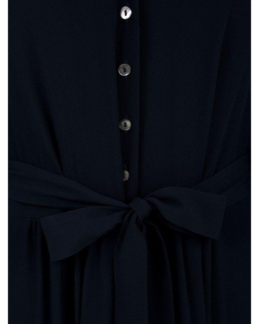 Douuod Jurken Blauw in het Black