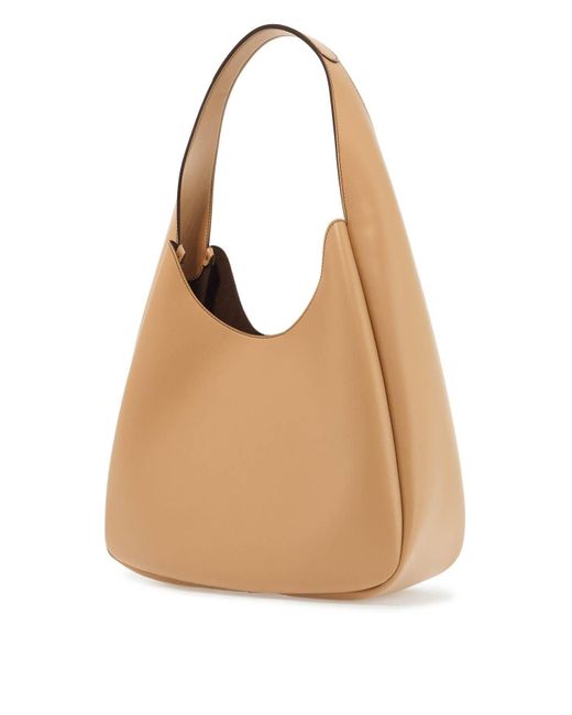 Stella McCartney Natural Stella Mc Cartney Hobo Tote Bag With Logo Branding