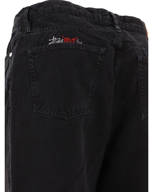 Jeans "big ol" di Stussy in Black da Uomo