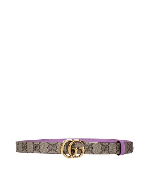 Gucci Pink Belt Fabric/Lilac