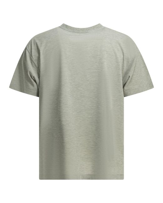 Montbell Gray Polyester T-Shirt