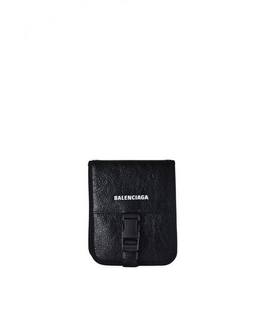 Satchel Balenciaga de color Black