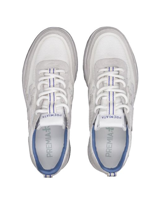 Baskets blanches Premiata pour homme en coloris White