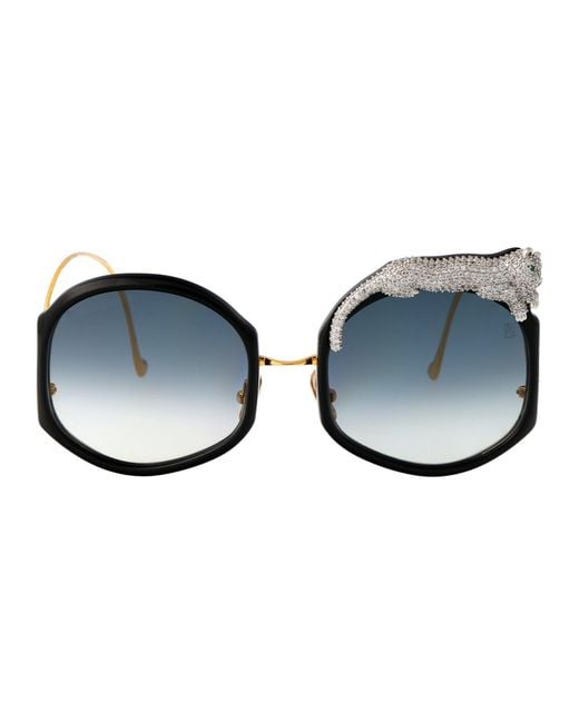 Anna Karin Karlsson Blue Sunglasses Rose Et Le Reve Sun 01