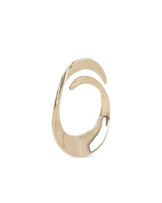 Self-Portrait Metallic Tone Brass Earrings