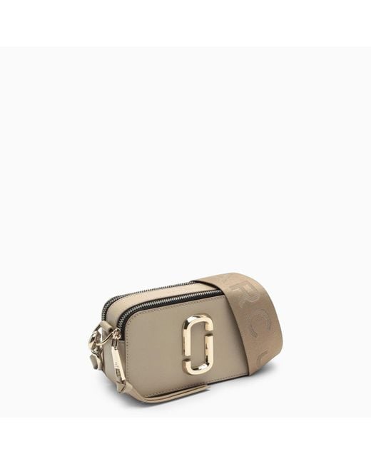 Marc Jacobs Metallic Snapshot Khaki Shoulder Bag
