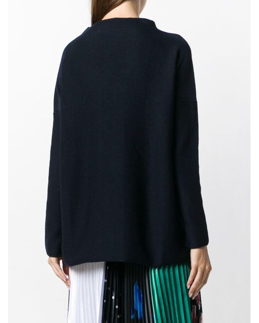 Daniela Gregis Black Wool Turtle-Neck Sweater
