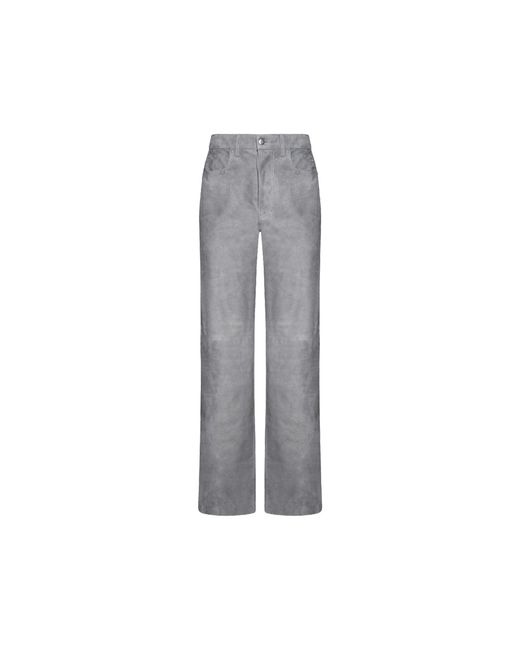 Amiri Lederen Broek in het Gray voor heren