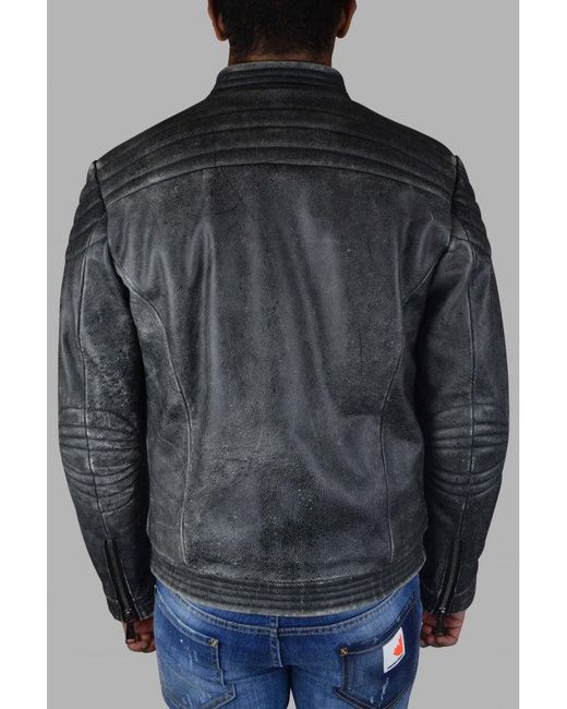 Philipp Plein Biker Jacket in het Black