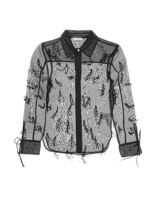 Camicia di Ganni in Gray