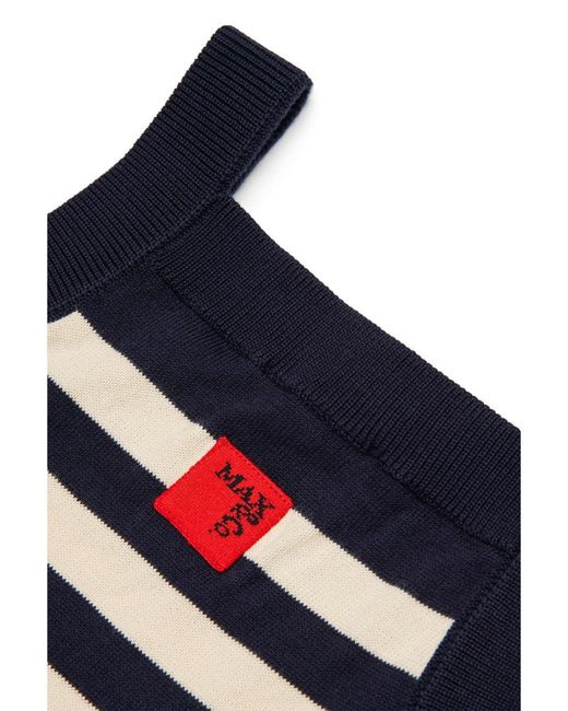 MAX&Co. Blue Tops With Logo