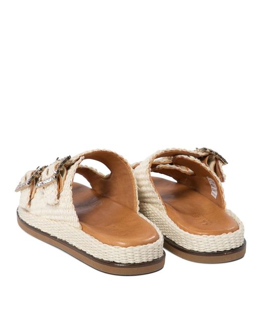 Alibi White "Greta" Sandalen