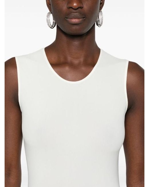Maison Margiela White Jersey Bodysuit
