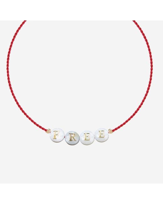 Sorbet Island White Shell Bracelet With Glass Pearls