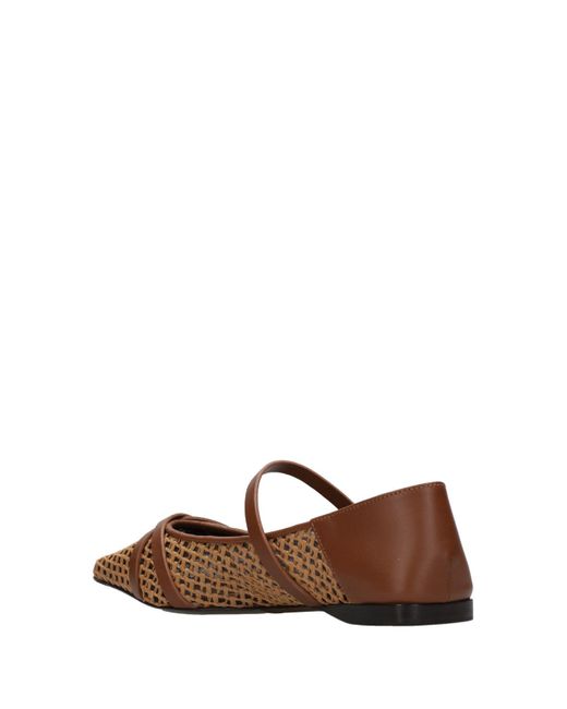 Max Mara Brown Flat Shoes