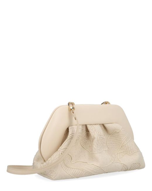 THEMOIRÈ Natural "Bios" Bag With Embroidery