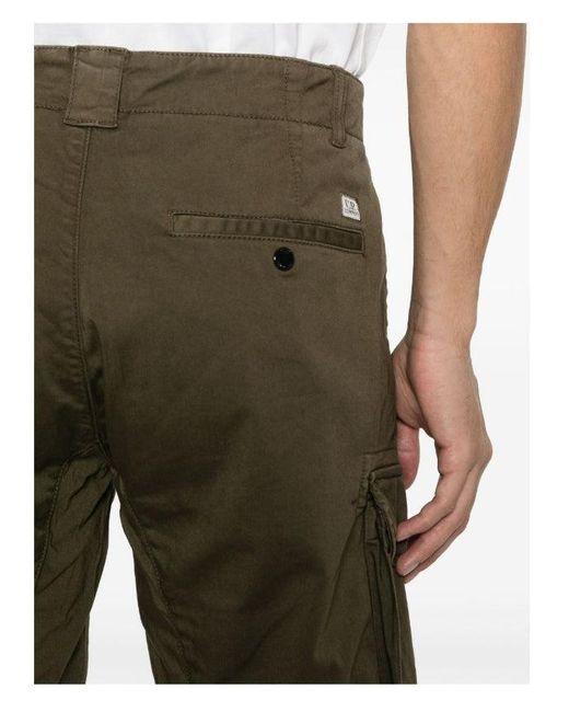 C P Company Green Shorts for men
