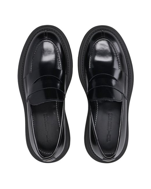 THE ANTIPODE Black Flat Shoes