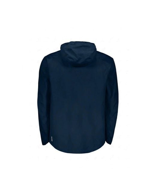 Herno Blue Hooded Rain Jacket
