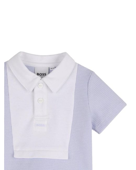 Boss White Set Polo+Short