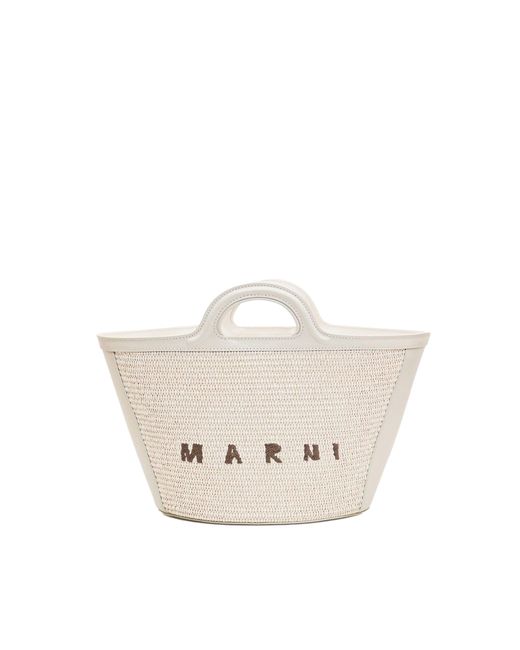 Marni White Borsa Tropicalia