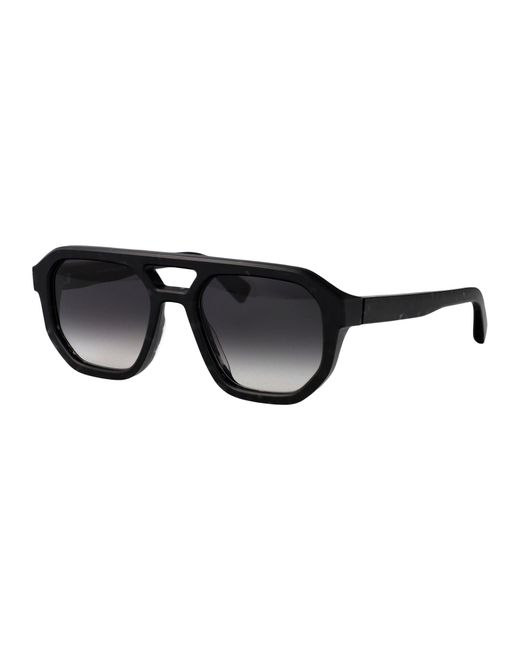 Mykita Black Squared Sunglasses Amare 801